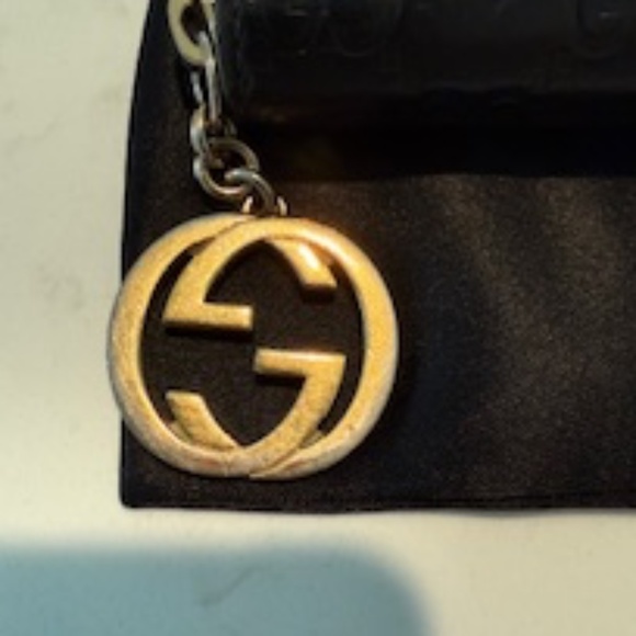 ❤️Gucci USED Sima Emboseed Black Zippy *PRE-LOVED - Picture 6 of 9